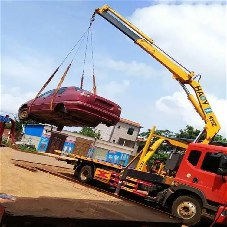 长葛吊车救援小汽车怎么吊